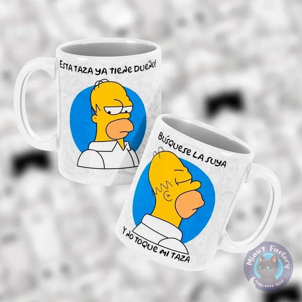 Los simpson - Homero - esta taza tiene dueño