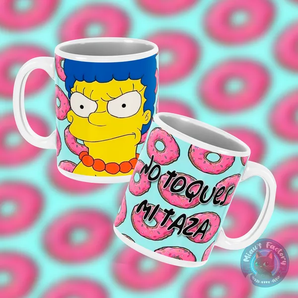 Los simpson - Marge - No toques mi taza